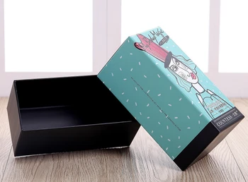 

luxury designer blue glass jar candle gift paper box for candles,Paper embossing Gift Craft packaging box ---PX11375