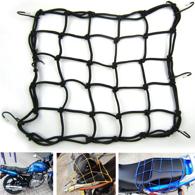 

Motorcycle Accessories Universal Bungee Cargo Net FOR KAWASAKI z900 z900rs zr7 zrx zx14 zx12r zx10r zx10r 2016-2017 zx6r 2006