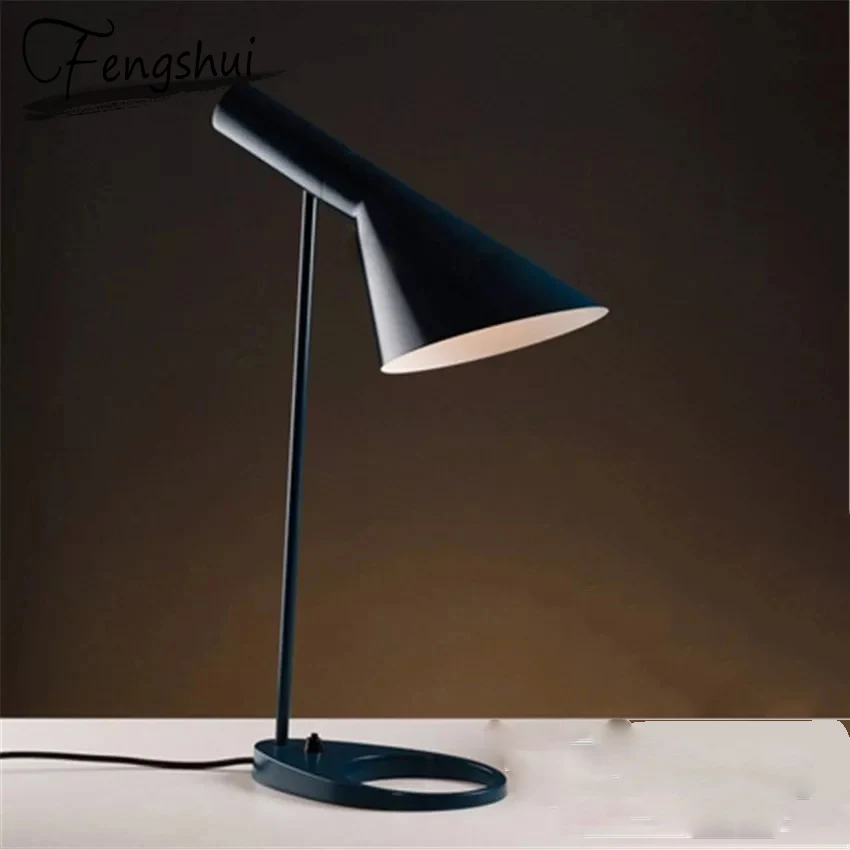 

Replica Louis Modern AJ Desk Lamp Led Iron Table Lamps Bedroom Study Stand Light Fixtures Home Loft Decor Table Light