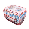 Foldable Game Play House Fire Truck Police Bus Pop Up Toy Tent Playhouse Cloth Gift For Children Firefighting Model Dopship 5