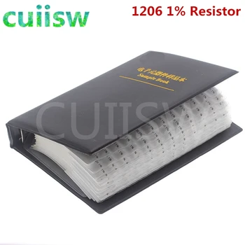 

1206 SMD Resistor Sample Book 1% Tolerance 170valuesx50pcs=85000pcs Resistor Kit 0R~10M 0R-10M
