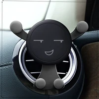 Car Phone Holder Gravity Support For Adjustable Air Vent Phone Mount Mobile Phone Holder Universal Funny Cartoon Car GPS Stand