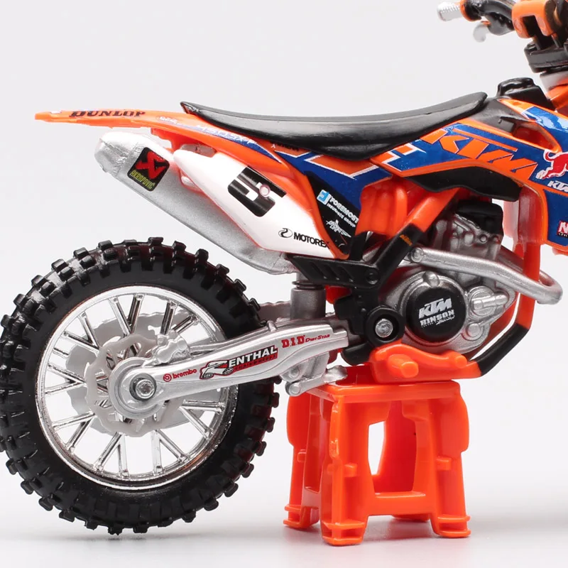 1:18 весы мини Bburago KTM 450 SX-F SXF № 5 Райан данжи redbull гонки moto крест enduro moto rcycle литья под давлением модель moto грязи игрушечный мотоцикл для детей коллекции