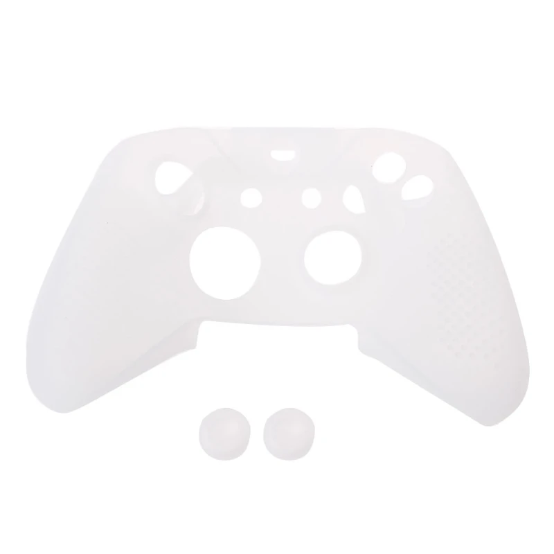 Противоскользящий силиконовый чехол 2 крышки джойстика для Xbox One S Slim/X контроллер