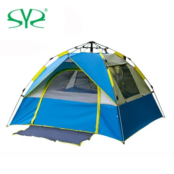 

Automatic Windproof Waterproof Single Layer Tent 3-4 person Tents Ultralight Outdoor Hiking Camping Tent Picnic Tents
