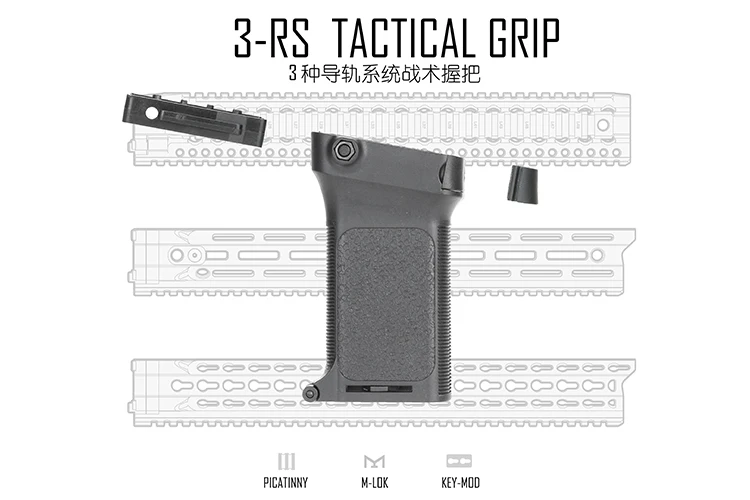 KEYMOD& MLOK Rail тактическая рукоятка для охотничьих аксессуаров стрельба, страйкбол запчасти