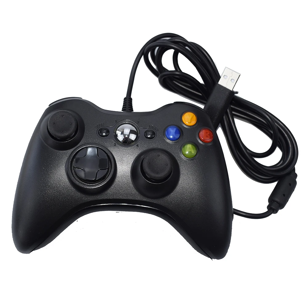 USB проводной геймпад для Xbox 360 контроллер игровой двойной вибрации джойстик для ПК компьютерный контроллер для Windows 7 8 10