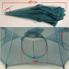 Nylon Steel 4-20 Holes Portable Hexagon Fishing Net for Crayfish Fish Automatic Trap Shrimp Carp Catcher Cage Mesh Net Crab Trap 3