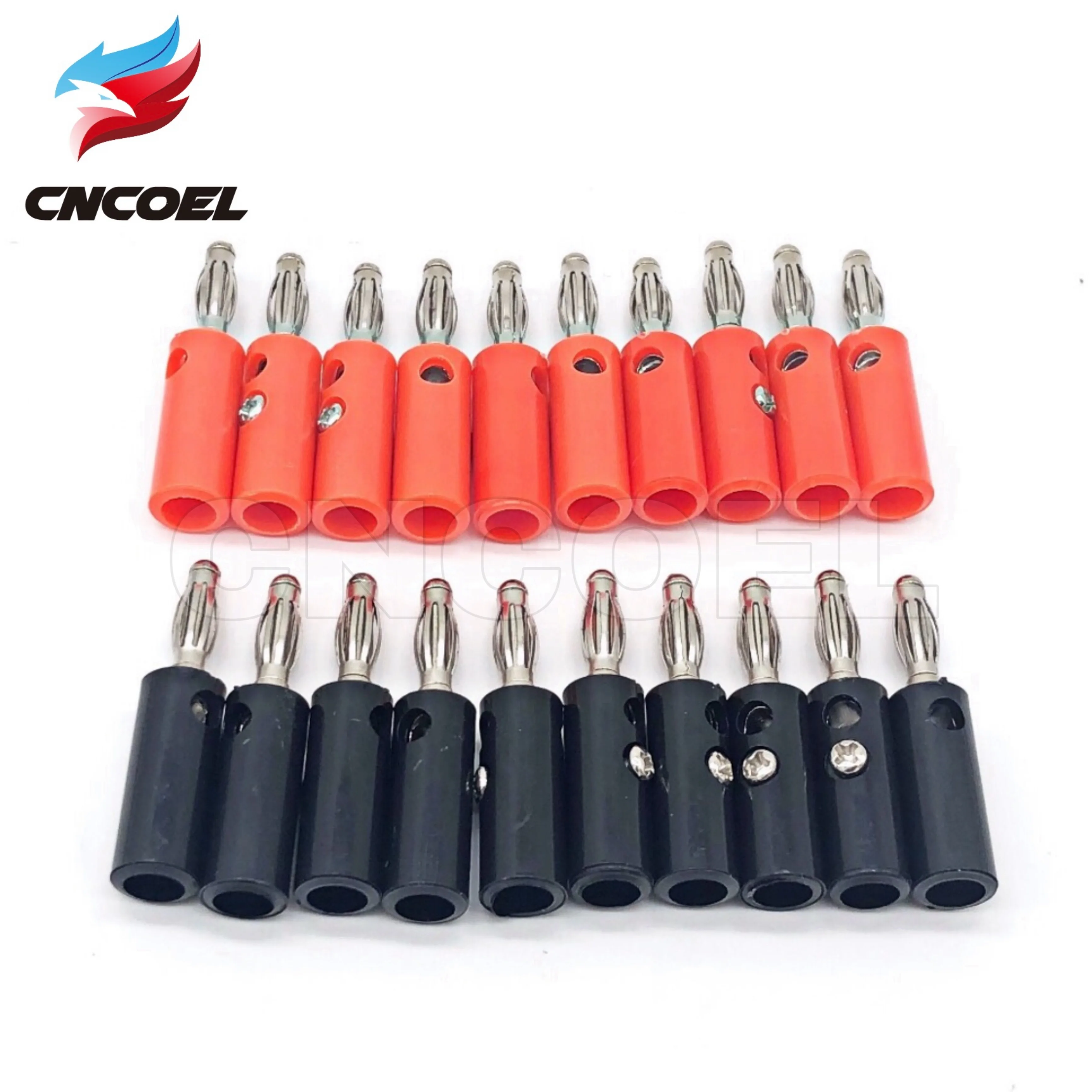 20 шт. аудио динамик винтовая тарелка с бананами разъемы 4 мм черный