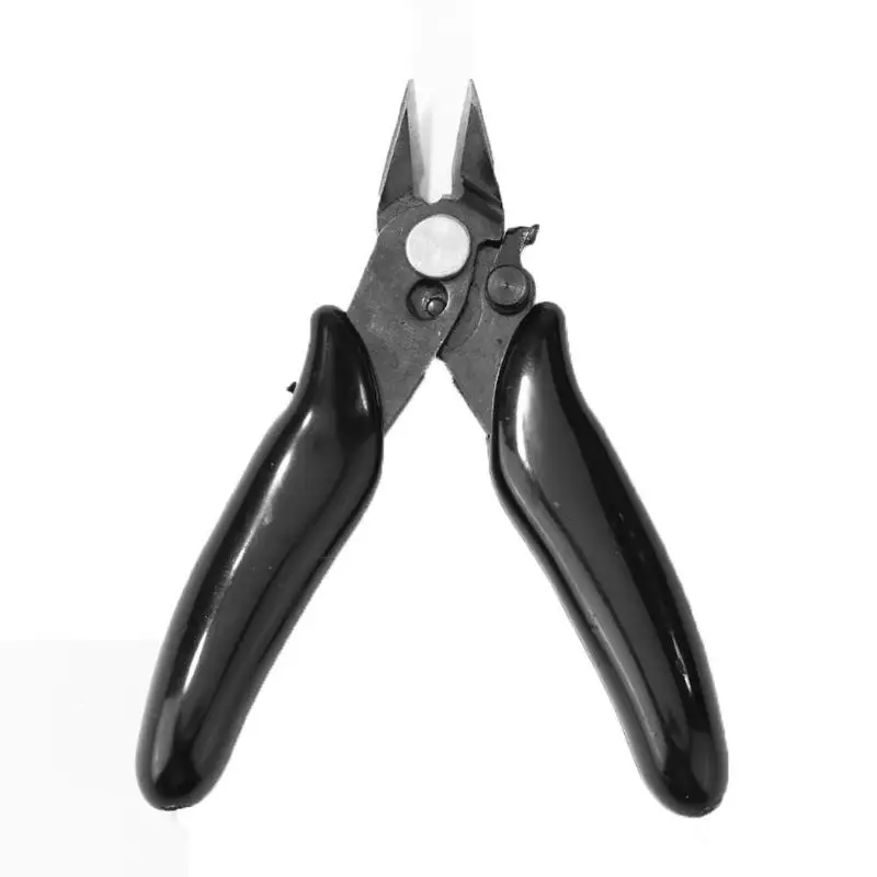 

Mini Wire Cutter Cable Cutting Cutter Scissor Insulating Electronic Pliers Rubber Handle Pliers Small Soft Handle Model Tool