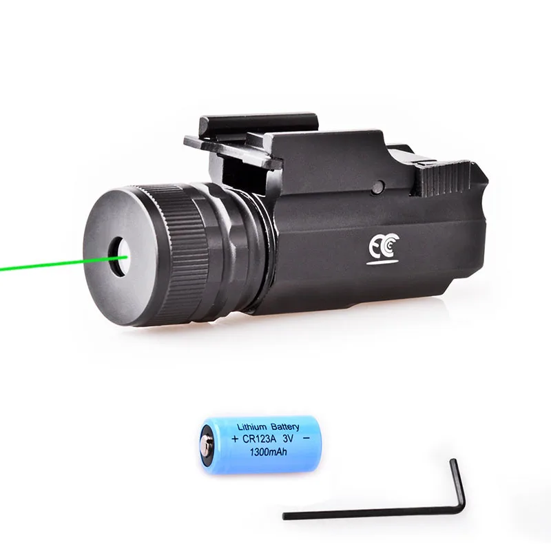 Green Laser Sight LED Tactical Glare Flashlight Green Torch Glock Sight Parts Accessories Scope