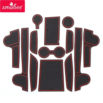

pad Anti-Slip Gate Slot Cup Mat for Kia Optima K5 2020 2021 Accessories Door Groove Non-slip Pad Car sticker Coaster
