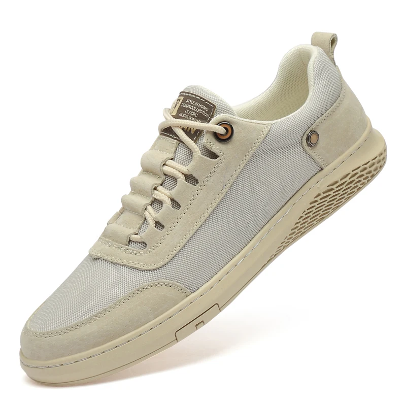 Мужские туфли из натуральной кожи повседневные дышащие рабочая обувь мягкая для