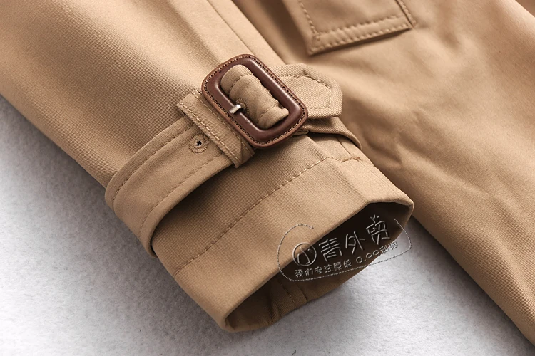 Один для весенние однотонные Цвет ремень Slim Fit двубортный отложной с отложным воротником, пальто с длинным рукавом Женская Тренч структуры