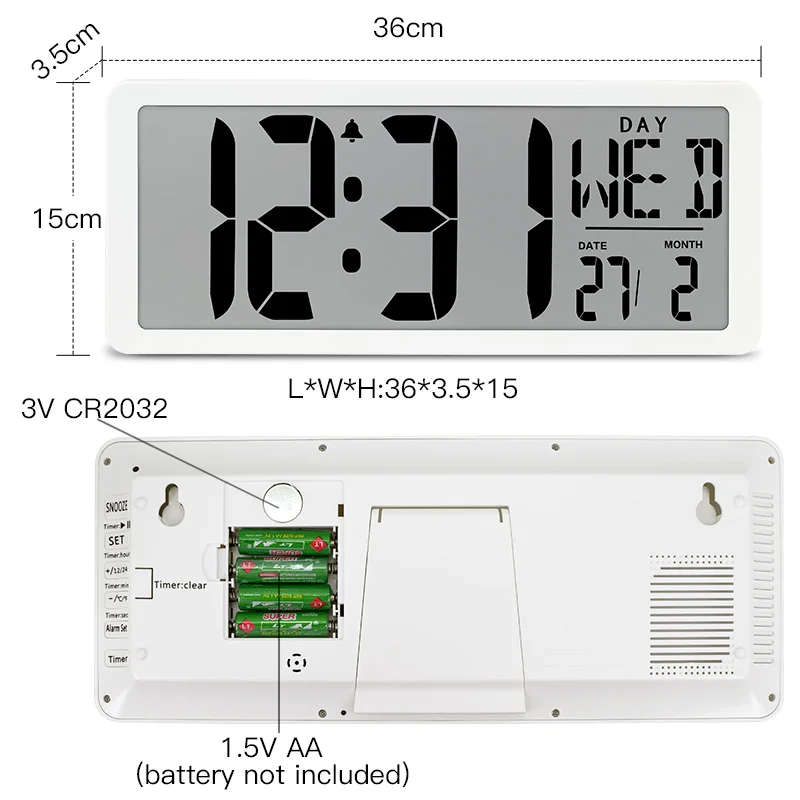  TXL Square Wall Clock Series 13.8