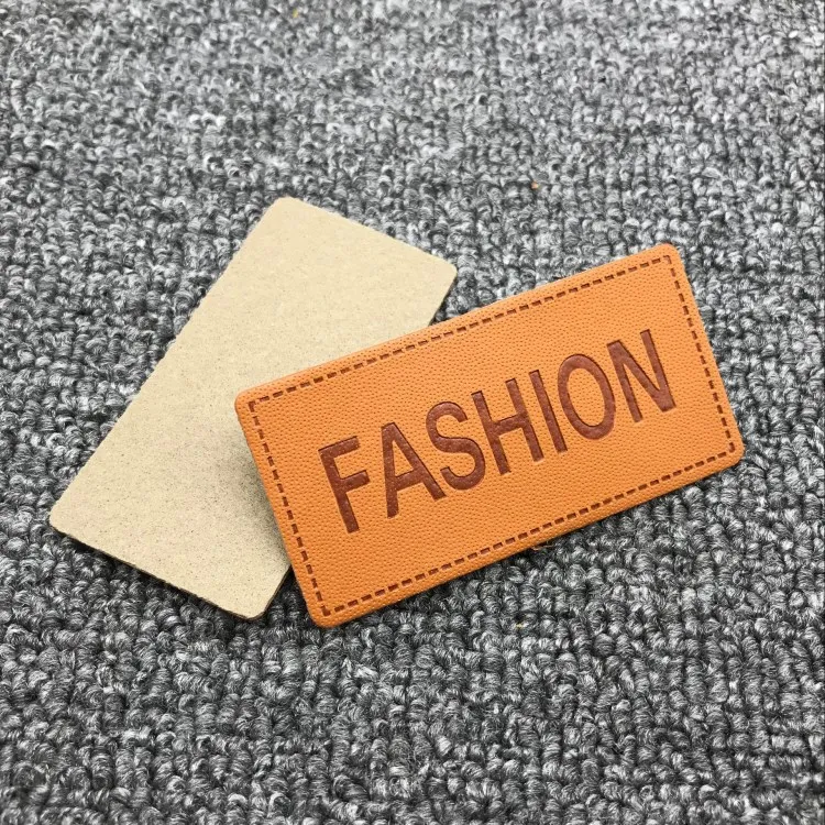 Fashion labels 25pcs 20x42 мм модные этикетки для одежды ручной работы с модным текстом кожаные бирки для подарков одежда ручной работы этикетки с логотипом медведя - Цвет: Fashion labels 25pcs