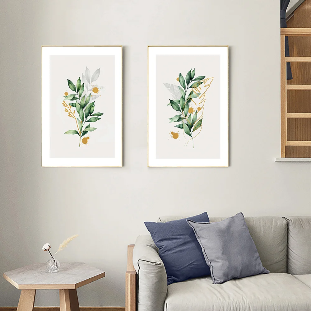 Scandinavian-Nature-Plant-Flower-Canvas-Painting-Nordic-Poster-Two-Types-Botanical-Print-Wall-Art-Picture-Home (3)