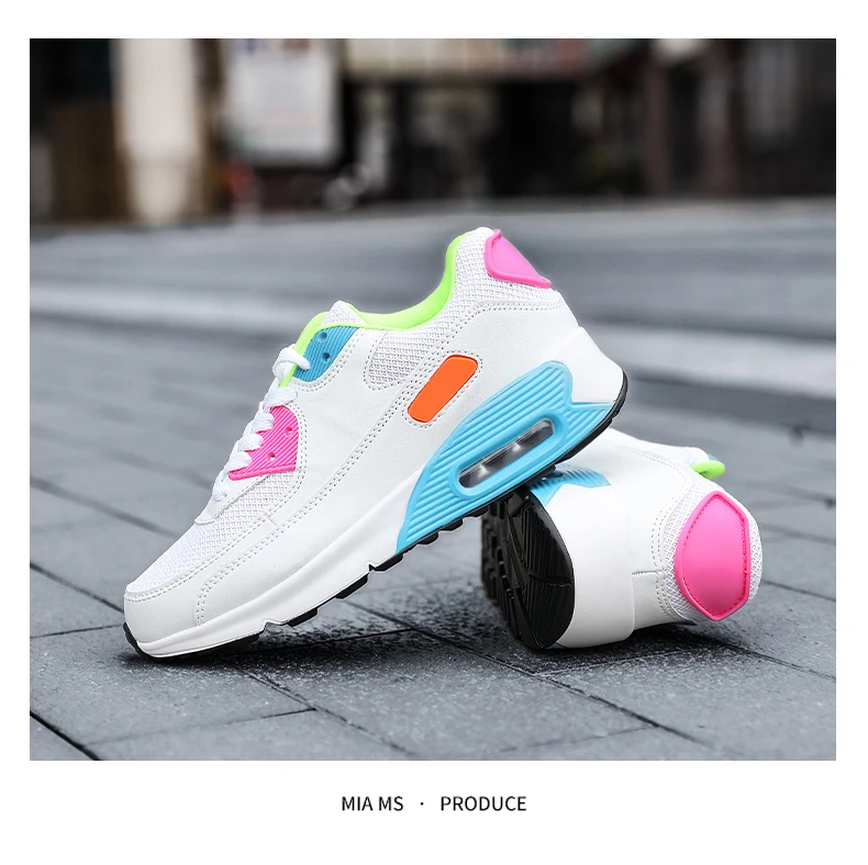 Sxclaee Air Cushion Men Casual Shoes Breathable Comfortable Mesh Lining Sneakers Sweat-absorbent Deodorant Sports Shoes Size 47