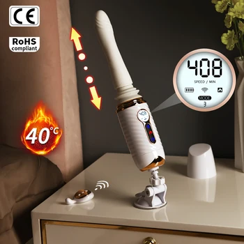 Sex Machines For Women Adults Toy Female Hands-Free Masturbator Wireless Control Quick Dildo Vibrator Gun Automatic Thrusting AA