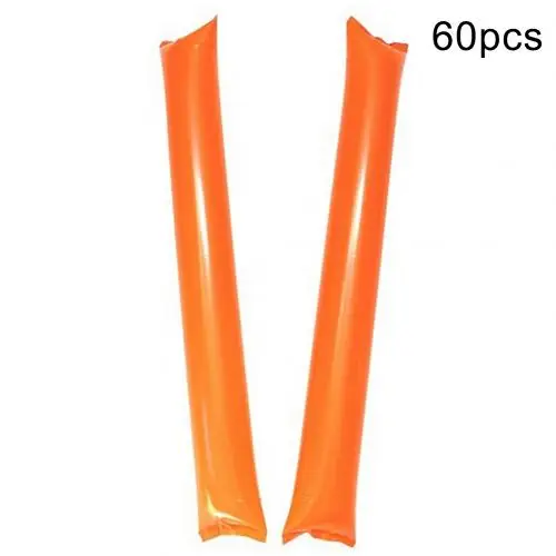 60 шт. надувные Bam thundersticks Cheer Bar концертные палочки вечерние сувениры смешанные для вечерние подарки - Цвет: Orange 60pcs