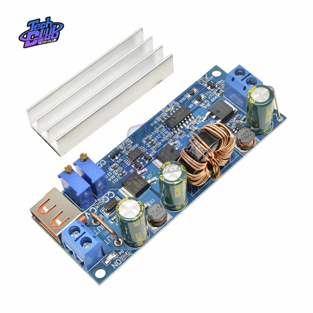 80 Вт DC-DC 2-24 В до 3-30 в USB повышающий понижающий модуль Постоянное напряжение постоянный ток блок питания высокая мощность