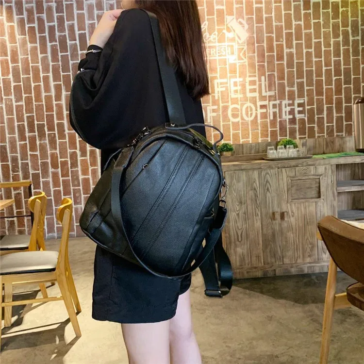 

Fashion Glorious First Layer Leather Backpackage Versatile Multi-functional Shoulder Bag Backpack WOMEN'S Bag