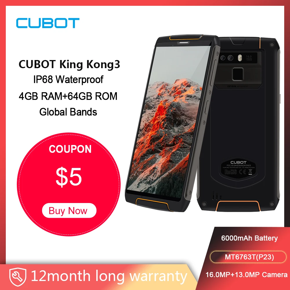 Чехол для Cubot Quest 5,5 ''HD+ IP68 Водонепроницаемый 4 GB 64 GB смартфон Android 9,0 MT6762 Восьмиядерный Поддержка Магнитный NFC пылезащитный чехол для мобильного телефона