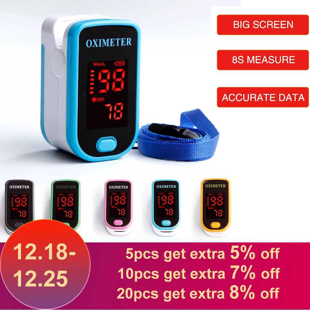 

Portable Finger Oximeter Medical Equipment Digital Apparatus for Measuring Heart Beat Home Health Monitor LCD Saturometro