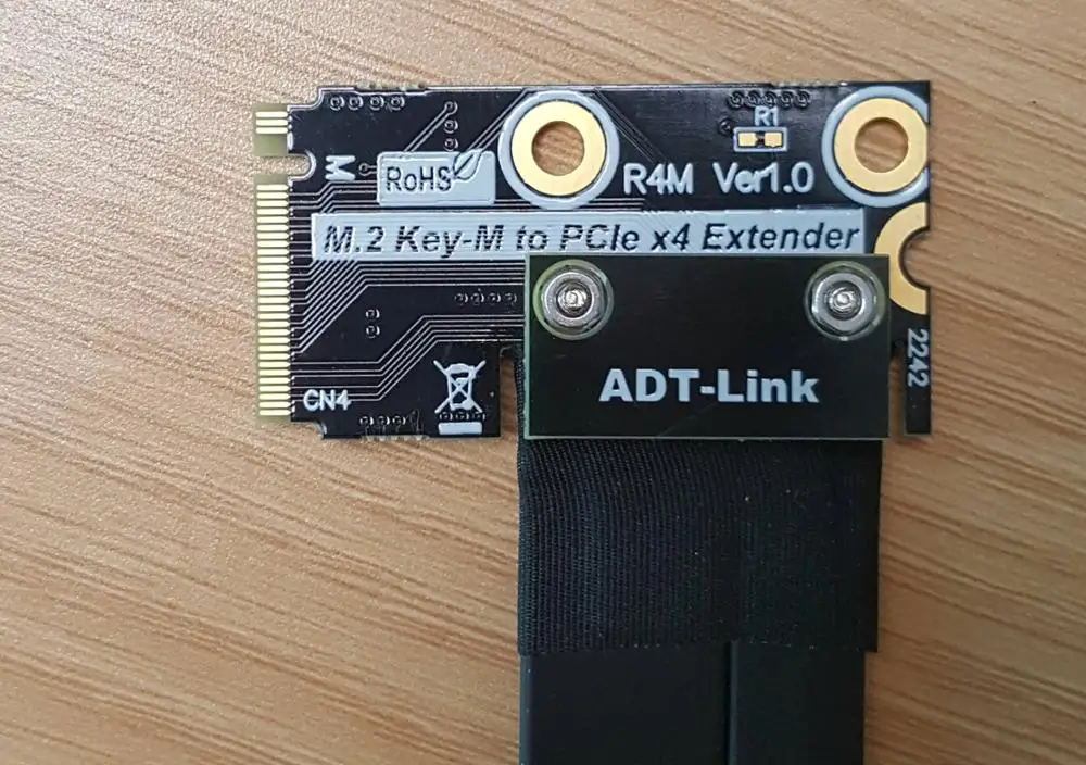 Материнская плата M2 NGFF NVMe STX кабель удлинитель для видеокарты PCIE x16 M.2 90 16x тип
