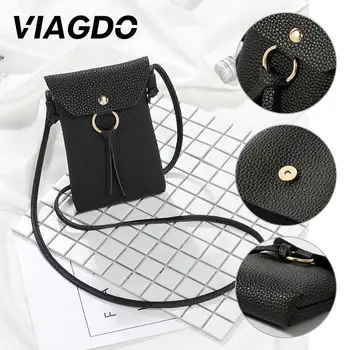 

Shoulder Bag Handbag Makeup Storage Gifts Lady Female Outdoor Supply Women Accessory Five Colors Lichee Pattern Tassels Modern