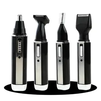 

4 in 1 Nose Hair Trimmer Epilator Rechargeable Eyebrow Beard Shaver Razor Kit Compliance with Ergonomic Design Comfort