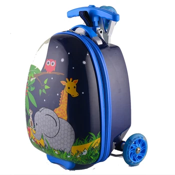 

Letrend Kids Rolling Luggage Casters Wheels Suitcase For Children Trolley Student Travel Duffle Cute Cartoon Carry On School Bag