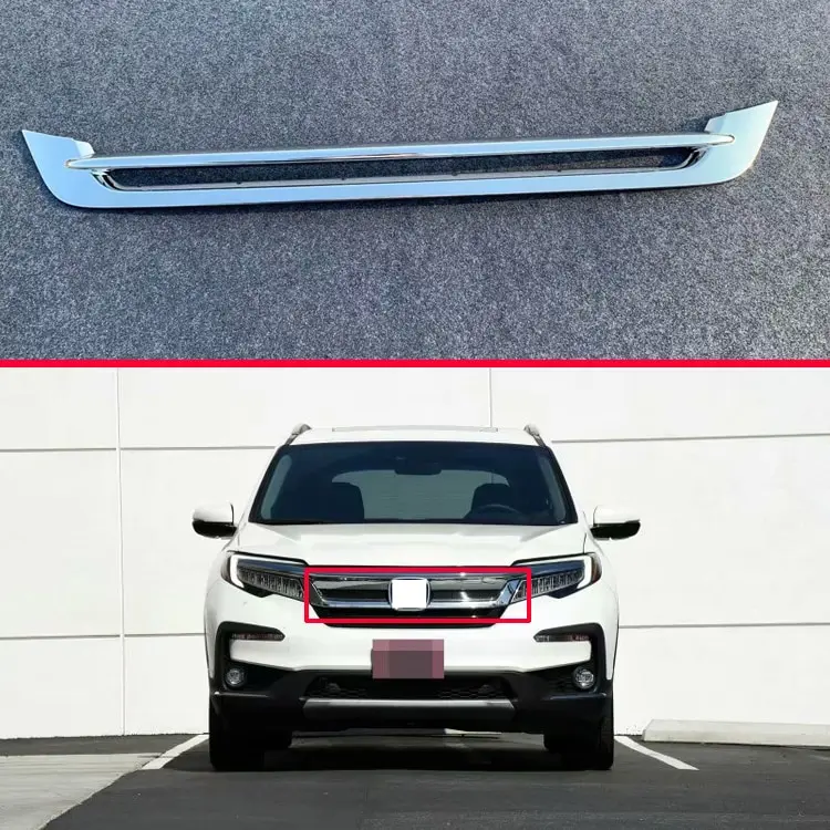 Для Honda Pilot 2019 2020 автомобильные аксессуары ABS хромированная передняя центральная