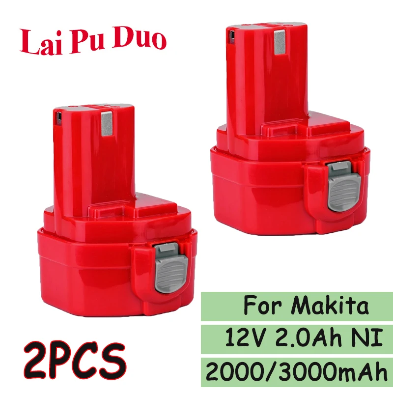 Для Makita 12V 2.0Ah NI CD Ni MH 6271d Аккумуляторная батарея: PA12 1220 1222 1235 192698 2 193157 5 192598