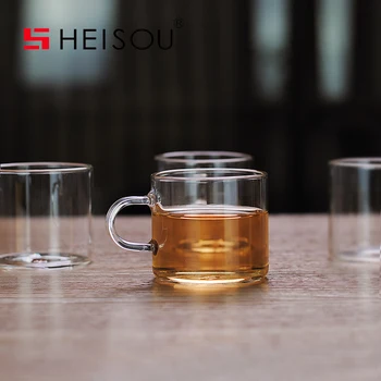 

Heisou kung fu noggin heat-resistant glass tea cup sample tea cup 150 ml 4 only