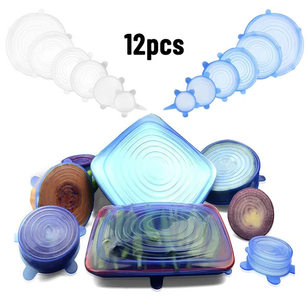 12 шт. силиконовые крышки для кухонных принадлежностей | Дом и сад