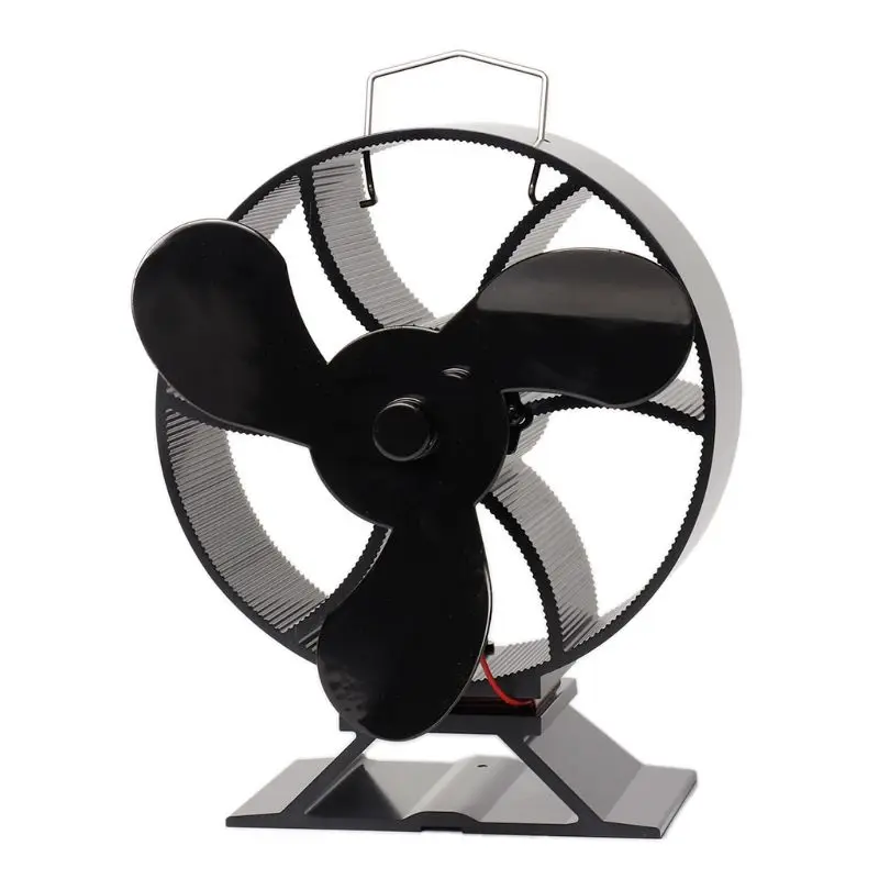 

3 Blades Heat Powered Stove Fan for Wood Fireplace Log Burner Quiet Eco Friendly Home Essential Product in Winter