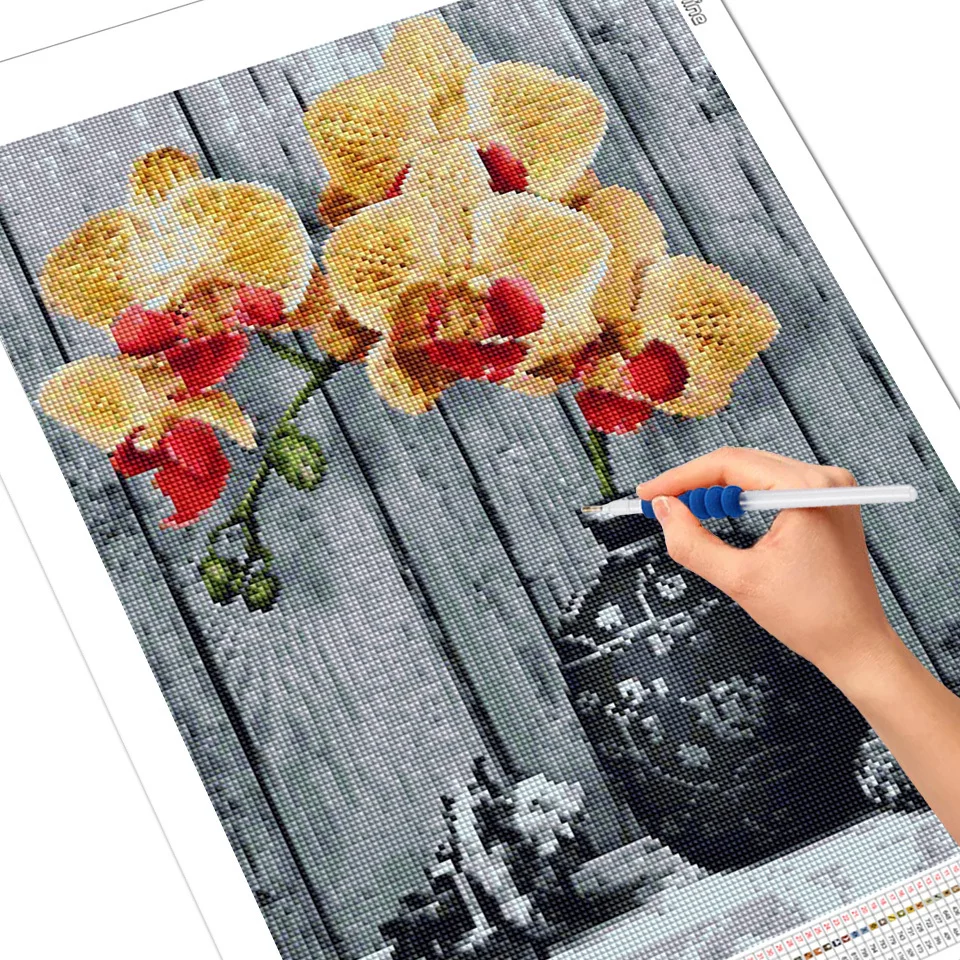 Diamond painting diamond art painting kit diamond painting set Evershine 5D DIY diamond painting orchid picture