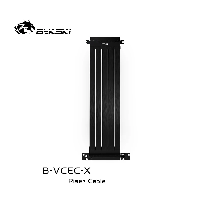 Gráficas para pc Placa de Riser Bykski Placas Express Conector Cabo Invertendo Suporte 6 Pci-e Flexível - Vertical Gpu Montagem 25cm Pci - Imagem 5