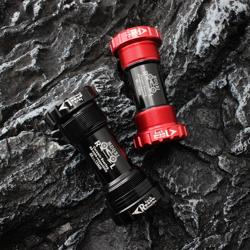 MUQZI BB68 BB73 Ceramic Bearing Bottom Bracket Threaded BB 68/73mm