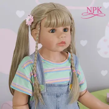 

98CM Original Masterpiece Doll toddler baby girl 3-4years old real baby dress model ball jointed body doll collectibles