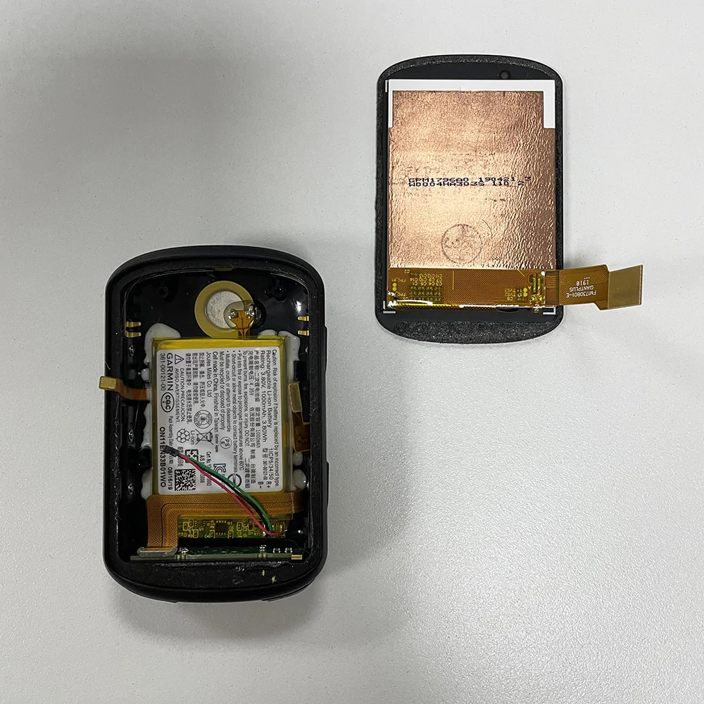 Peça de Reparo para Garmin Edge 530 Tela Lcd Tampa Traseira com Bateria 36100121-00 Substituição da Peça do Computador de Bicicleta - Imagem 2