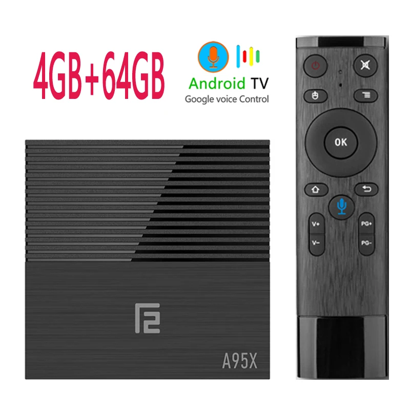 A95x F2 Смарт ТВ приставка Android 9,0 ТВ приставка S905 x2 4G 64G 4k четырехъядерный приставка медиаплеер Поддержка IP tv PK X96 MAX HK1 - Цвет: 4G   64G    Y