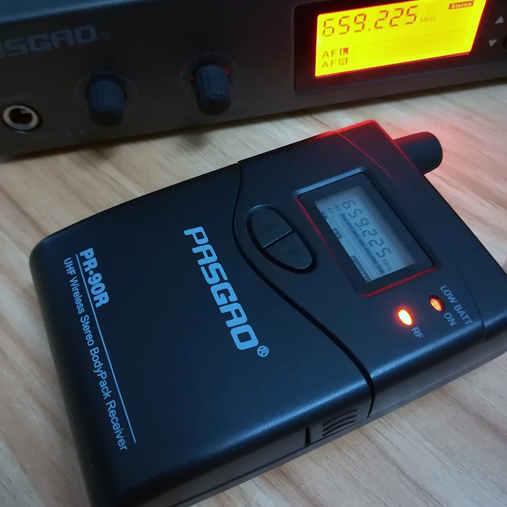 Pasgao PR90 in ear monitor system stereo wireless