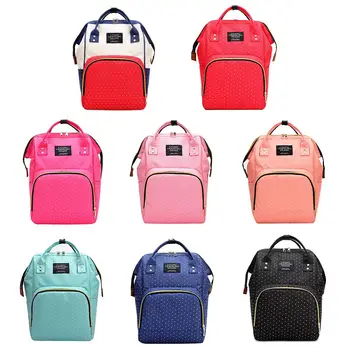 

Hot Mummy Backpack Zipper Diaper Baby Bag Large Capacity Travel Maternity Bag Multifunctional Nursing Bag Backpack Baby Care