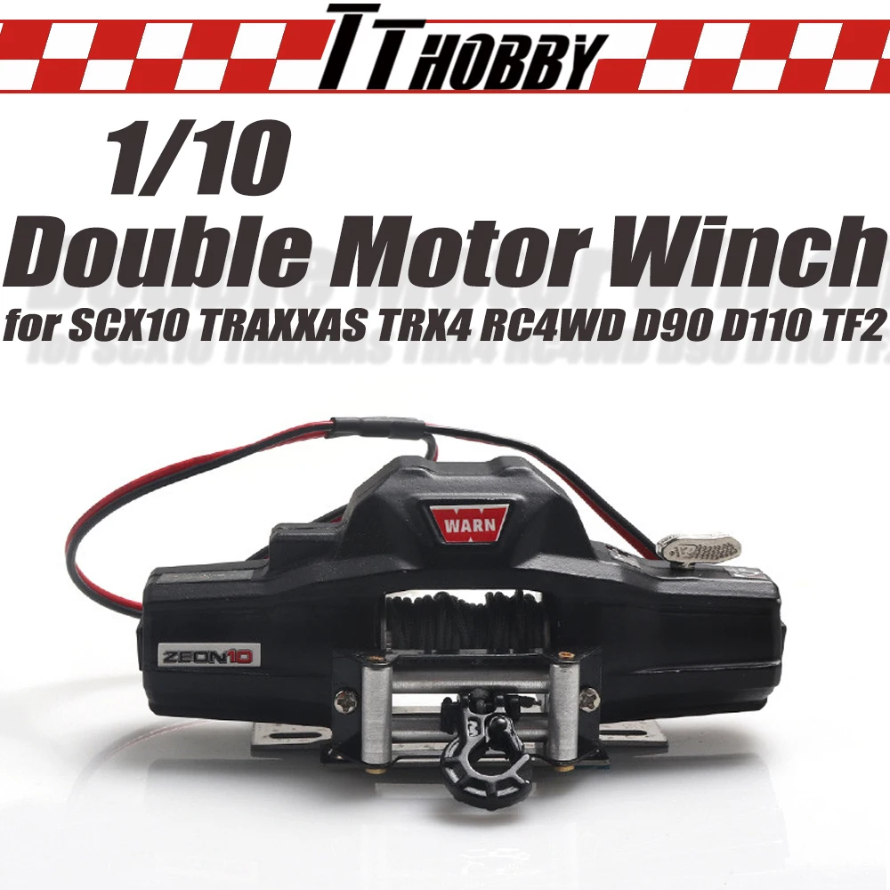 TTHOBBY металлическая двойная моторная лебедка контроллер Tamiya T/XT60Plug для 1/10