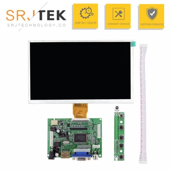 

Srjtek 9 inch Display LCD TFT Shield Display Module HDMI+VGA+Video Driver Board for Raspberry Pi