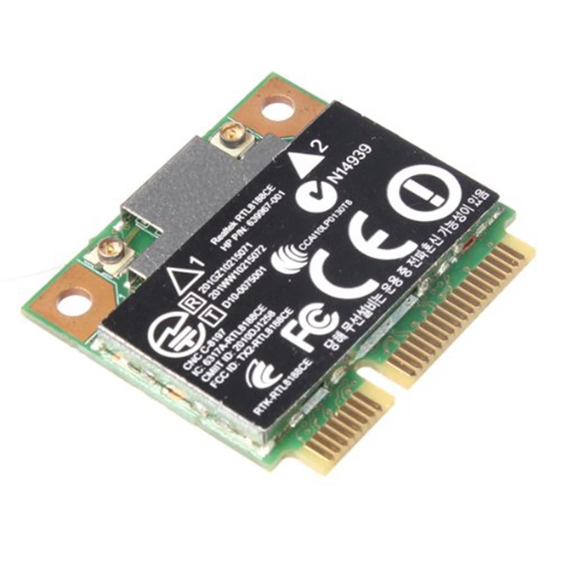 150Mbps WiFi Mini PCI E Network Card for HP Realtek RTL8188CE Wireless N 802 11 B 5