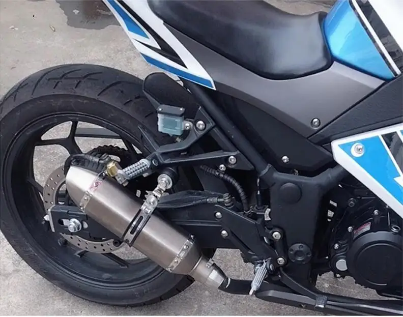 51 мм Универсальный мотоцикл Akrapovic Yoshimura глушитель трубы Escape Moto CBR125 CB400 TMAX530 GSXR650 гонки
