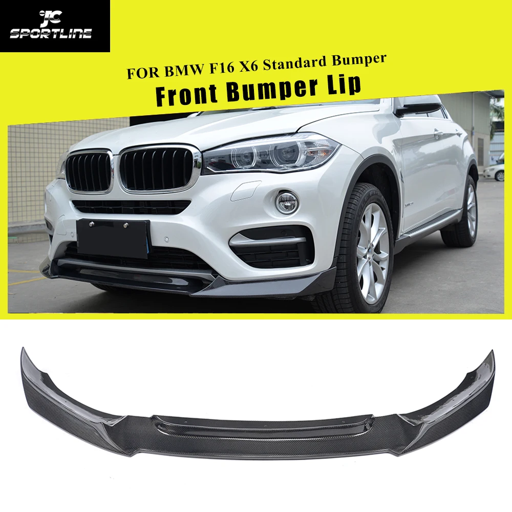 Спойлер для переднего бампера спойлер BMW F16 X6 xDrive Sport utity Standard 2014 2018 из углеродного